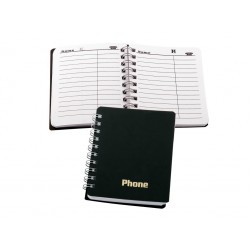 Agenda telefon cu inele 100x80 mm