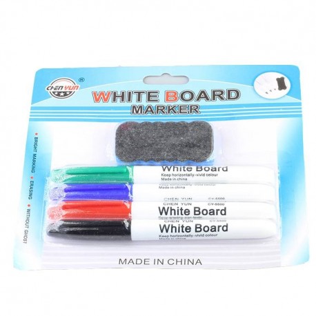 SET 4 MARKER WHITEBOARD + BURETE