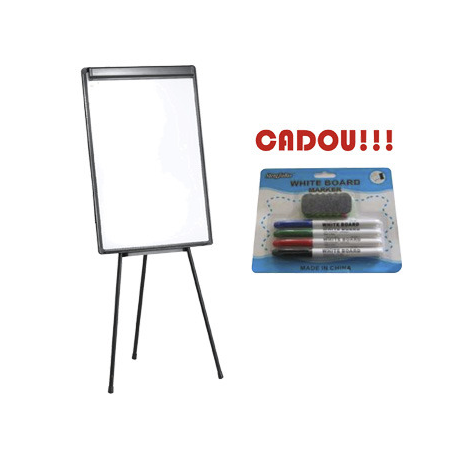 FLIPCHART MAGNETIC 70x100 cm + CADOU!!! (SET 4 MARKER WHITEBOARD + BURETE)