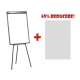 FLIPCHART MAGNETIC 70x100 cm + HARTIE FLIPCHART 70x100 cm, 20 coli/top