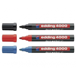 PERMANENT MARKER DECO MARKER EDDING 4000, varf rotund