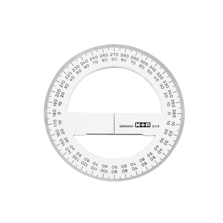 RAPORTOR PLASTIC 10 cm, 0-360 grade, M+R