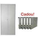 FISET METALIC CU 4 RAFTURI 900x400x1800 mm, 45 kg/polita, STAR +CADOU!!! (5 BIBLIORAFT MARMORAT ECONOMY 8 CM)