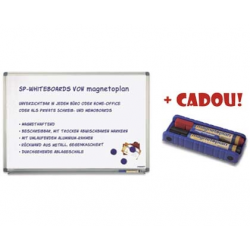 TABLA MAGNETICA MAGNETOPLAN 150x100 cm + CADOU!!! (Burete magnetic + 2 markere)