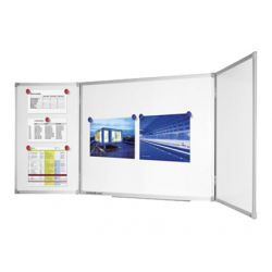 TABLA MAGNETICA TRIPTICA DE CONFERINTA ECONOMY PLUS LEGAMASTER 90X240 cm