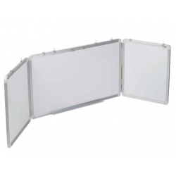 TABLA MAGNETICA CU 5 SUPRAFETE ECONOMICA 100X400 CM 