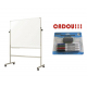 TABLA MAGNETICA SMART PE STAND MOBIL 90X120 cm + CADOU!!! (SET 4 MARKER WHITEBOARD + BURETE)