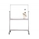 TABLA MAGNETICA PE STAND MOBIL MAGNETOPLAN, 90X120 cm