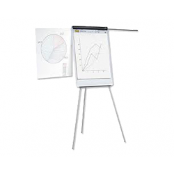 FLIPCHART MAGNETIC CU BRATE LATERALE SMART 70x100 cm