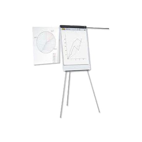 FLIPCHART MAGNETIC CU BRATE LATERALE SMART 70x100 cm