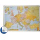 Harta Europei (rutiera+administrativa) 85 x 125 cm, profil aluminiu SL, SMIT