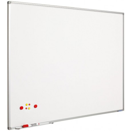 Tabla alba magnetica 45 x 60 cm, profil aluminiu SL, SMIT