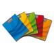 Caiet A5, 60 file - 70g/mp, liniat stanga, coperta carton color, AURORA Office - dictando