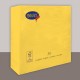 Servetele de masa colorate 2 straturi, 33x33cm, 50 buc/set, Perfex ,galben