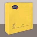 Servetele de masa colorate 2 straturi, 33x33cm, 50 buc/set, Perfex ,galben