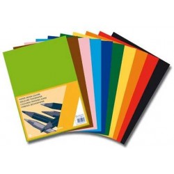 Carton color A4, 120g/mp - 500 coli/top, AURORA Raphael - 10 culori intense