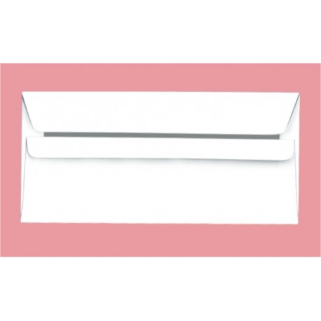 Plic DL alb auto fr,dr,(110x220mm) 25 buc/set