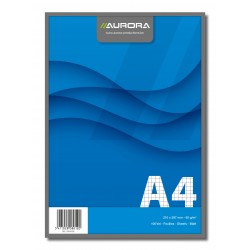 Blocnotes capsat, A4, 100 file - 60g/mp, microperforatii, AURORA Office - matematica