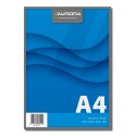 Blocnotes capsat, A4, 100 file - 60g/mp, microperforatii, AURORA Office - matematica