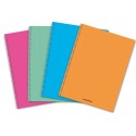 Caiet cu spirala, A4, 60 file - 80g/mp, coperta PP transparent color, AURORA - matematica