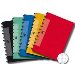 Caiet A4, 72 file - 90g/mp, coperta carton color embosat, AURORA Adoc - matematica