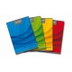 Caiet A4, 60 file - 70g/mp, liniat stanga, coperta carton color, AURORA Office - dictando