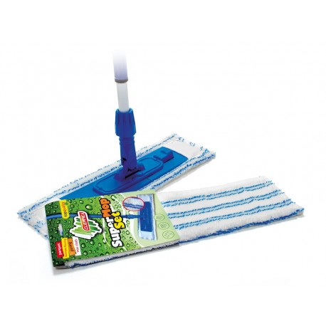 Set mop plat : suport+maner+mop, 42x9cm