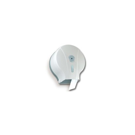 Dispenser hartie igienica mini alb,24x13x26cm,inchidere cu cheie,plastic, Viali