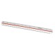 Rigla 30 cm, triunghiulara cu 6 scale (1:20 1:25 1:33,33 1:50 1:75 1:100), WESTCOTT