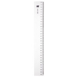 Rigla flexibila din plastic, 30cm, ALCO - transparent