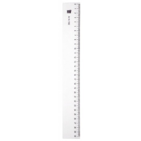 Rigla flexibila din plastic, 30cm, ALCO - transparent