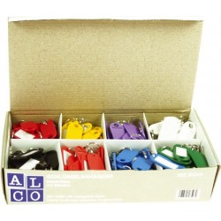 Etichete pentru chei, 200/cutie, ALCO - culori asortate