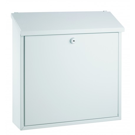 Cutie postala metalica, dimensiuni 36 x 36 x 10cm, ALCO - alba