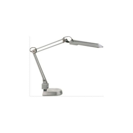 Lampa de birou cu brat flexibil, 11W, ALCO - argintie