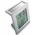 Ceas multifunctional (termometru,alarma,calendar) 11.5 x 12 x 5.2 cm alim : solar/baterie
