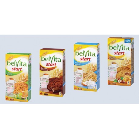 Biscuiti BELVITA 4 cereale si lapte, 50 gr