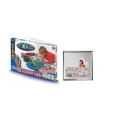 Set articole creative CARIOCA Fantasy Land - Happy Train