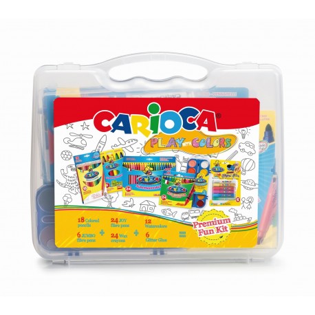 Cutie cu seturi pentru colorat, CARIOCA Play with colours
