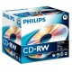 CD-RW 700MB-80min Jewelcase, 4-10x, PHILIPS