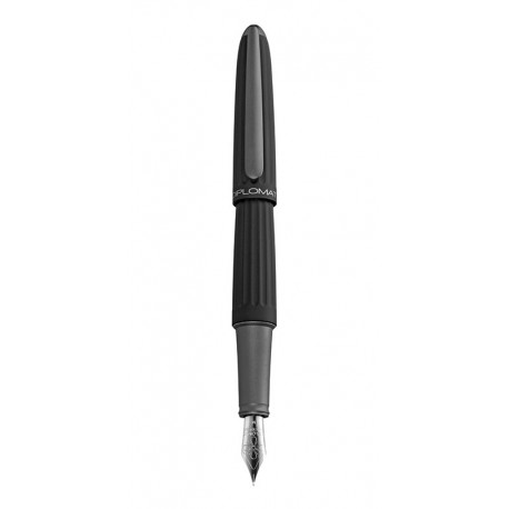 Stilou de lux DIPLOMAT Aero - black - penita otel inoxidabil