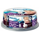DVD-R 4.7GB (25 buc. Spindle, 16x), printabil, PHILIPS
