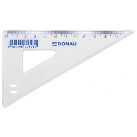 Echer 120mm, 60 grade, DONAU - transparent