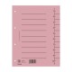 Separatoare carton manila 250g/mp, 300 x 240mm, 100/set, DONAU - roz deschis