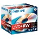 DVD+RW 4.7GB Jewelcase, 4x, PHILIPS