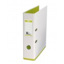 Biblioraft A4, plastifiat PP/PP, 80 mm, ELBA MyColour - alb/alb/verde deschis