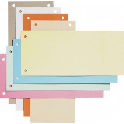Separatoare carton pentru biblioraft, 190g/mp, 105 x 240 mm, 100/set, ELBA - chamois