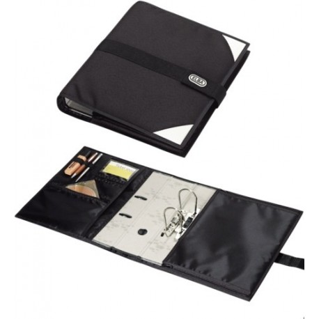 Husa pentru biblioraft, poliester, cu arici, 330 x 10 x 345 mm, ELBA - negru