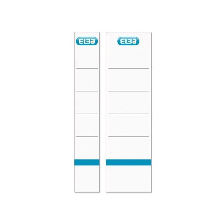 Etichete albe pentru biblioraft 80 mm , 10/set, ELBA