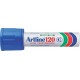 Permanent marker ARTLINE 120, corp metalic, varf tesit 20.0mm - albastru