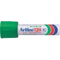 Permanent marker ARTLINE 120, corp metalic, varf tesit 20.0mm - verde